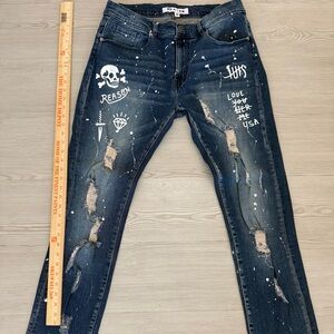 Mens Reason  denim Jeans